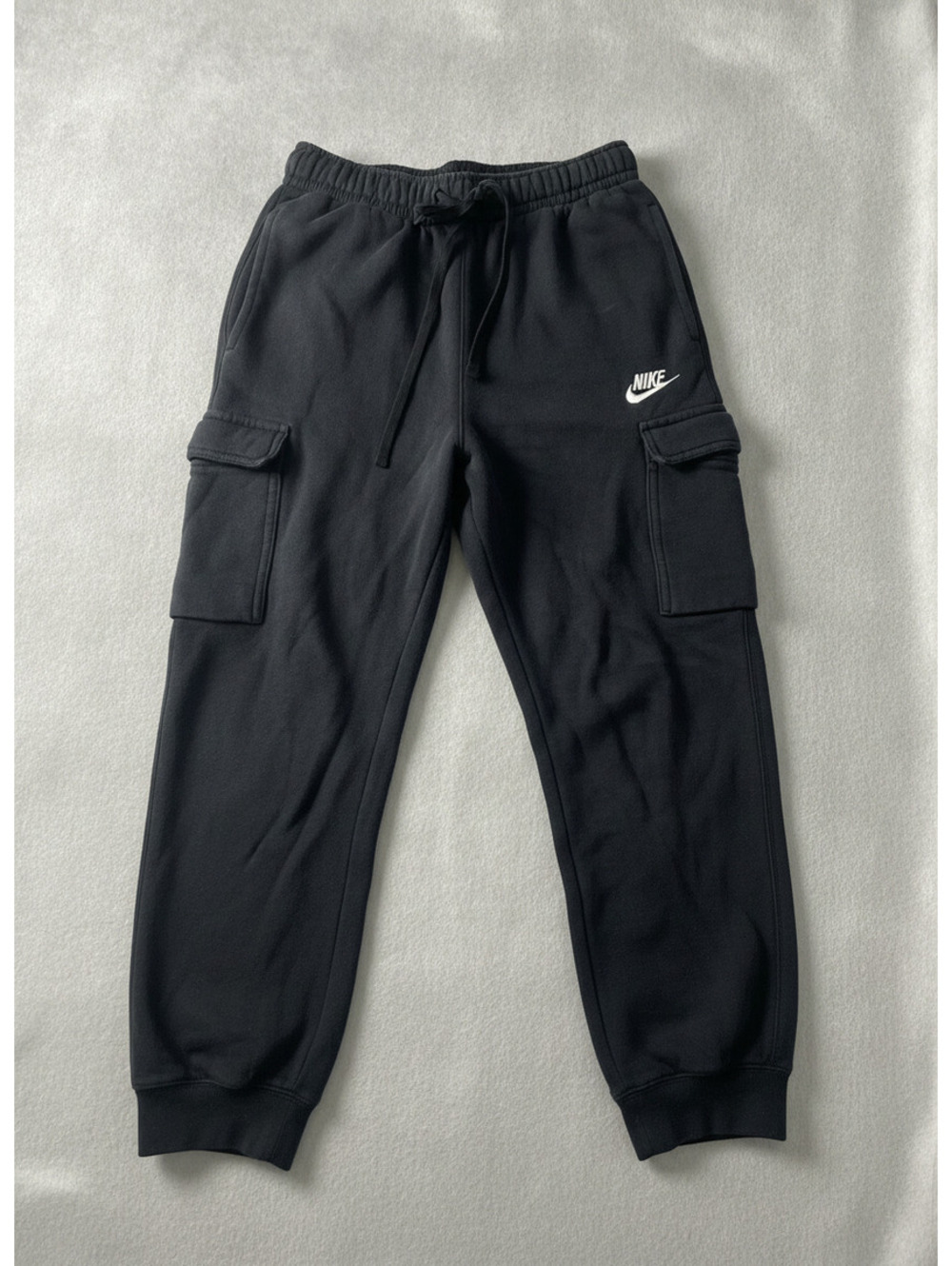 Nike Black Cargo Sweatpants with Pockets - Size Small
